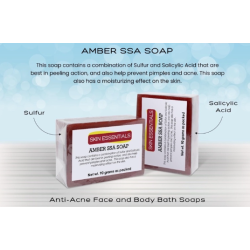 Amber SSA Soap (Sulfur & Salicylic Acid Soap) 90g