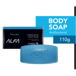 1box (50pcs) Alfa-1 Anti-bacterial Body Soap 110g Personal Collection