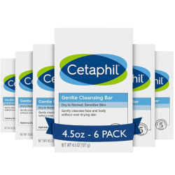 Cetaphil Gentle Cleansing Bar, 6 pk